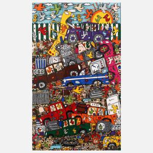 James Rizzi, ”Birds in a junk yard”