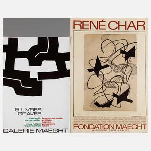 Chillida und Char – zwei Plakate Maeght