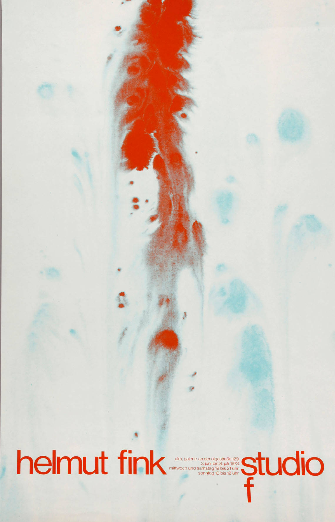 Ausstellungsplakat Helmut Fink