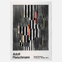 Ausstellungsplakat Adolf Fleischmann111