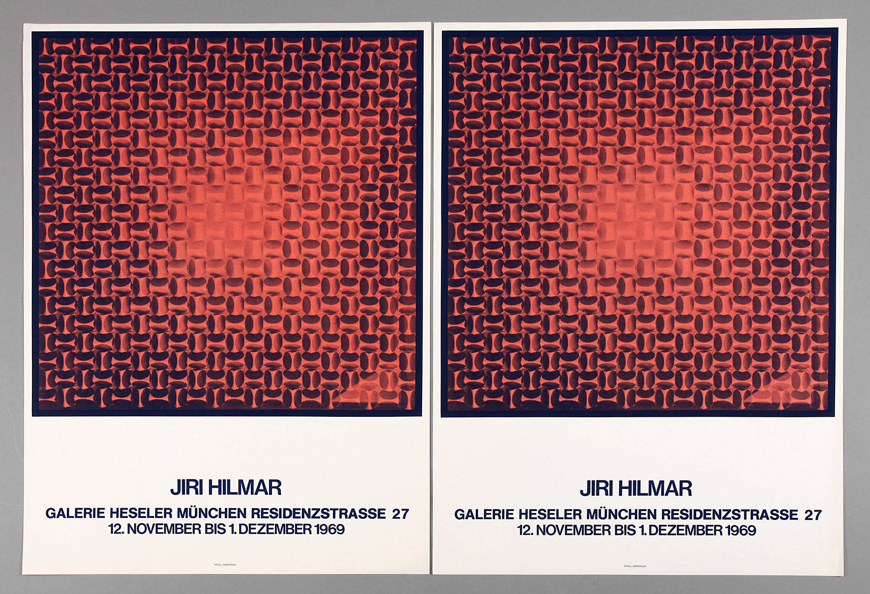 Jiri Hilmar, zwei Künstlerplakate 1969