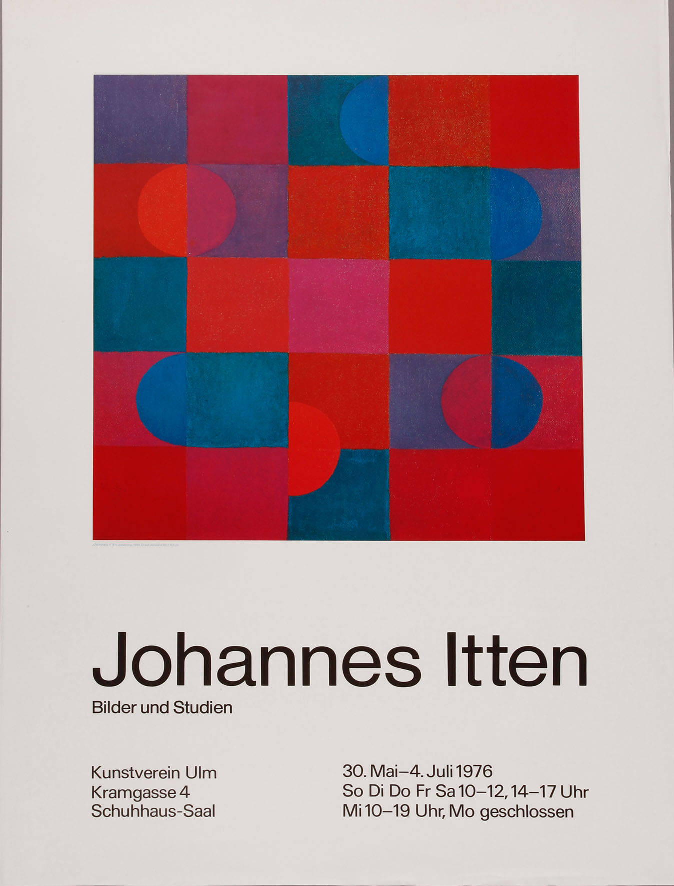 Ausstellungsplakat Johannes Itten
