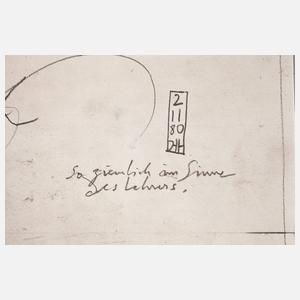 Horst Janssen, Ausstellungsplakat