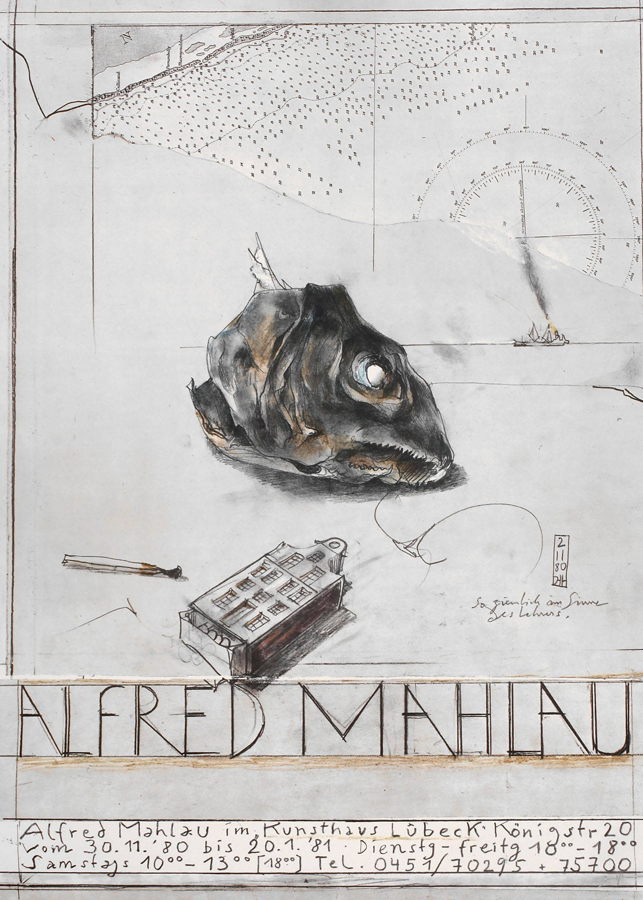 Horst Janssen, Ausstellungsplakat