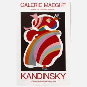 Prof. Wassili Kandinsky, Ausstellungsplakat