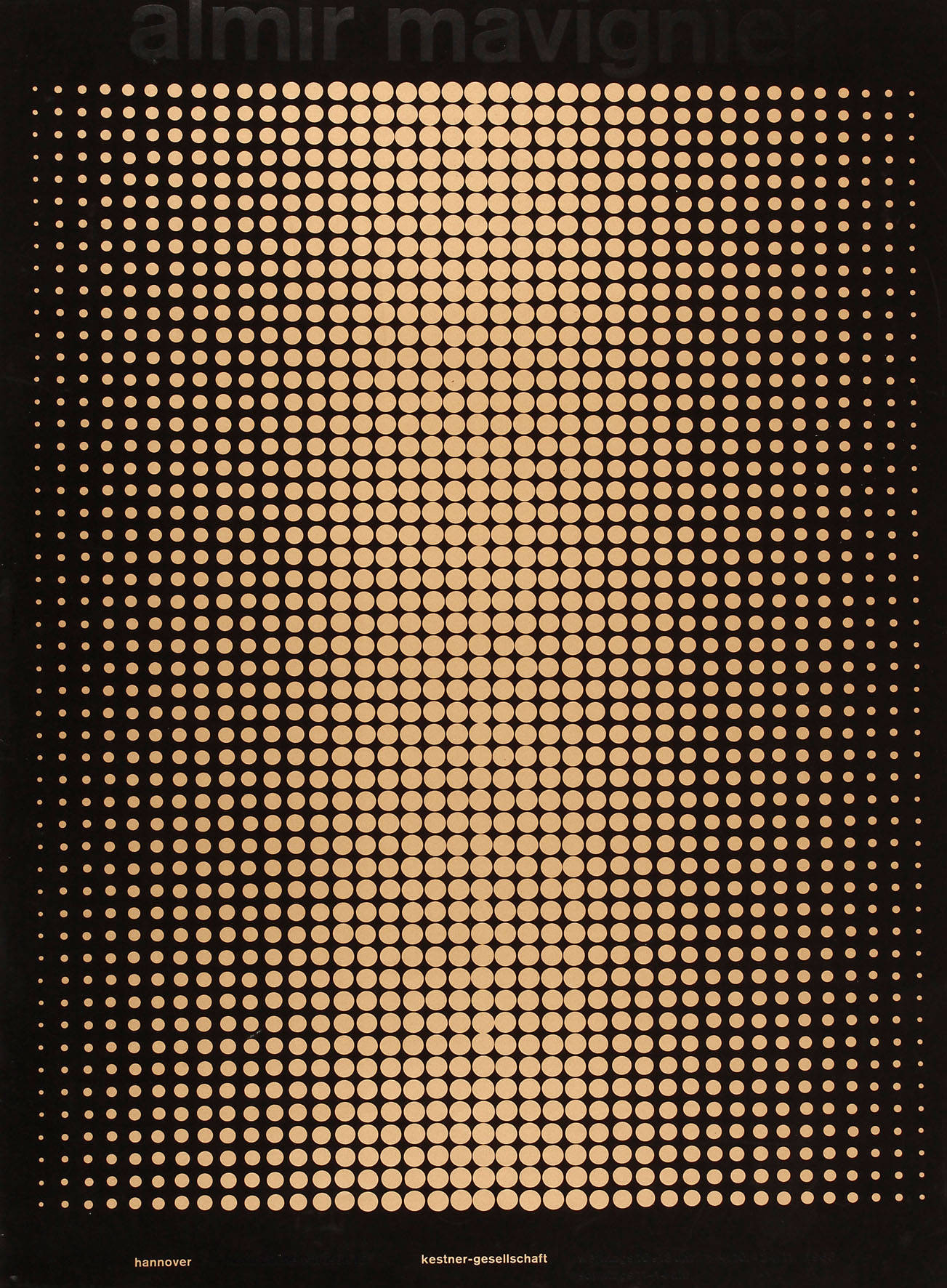 Prof. Almir Mavignier, Ausstellungsplakat