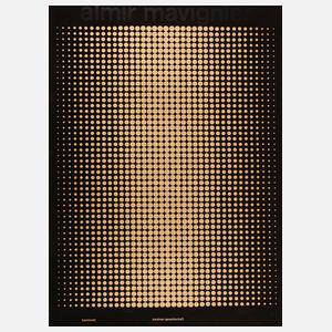 Prof. Almir Mavignier, Ausstellungsplakat