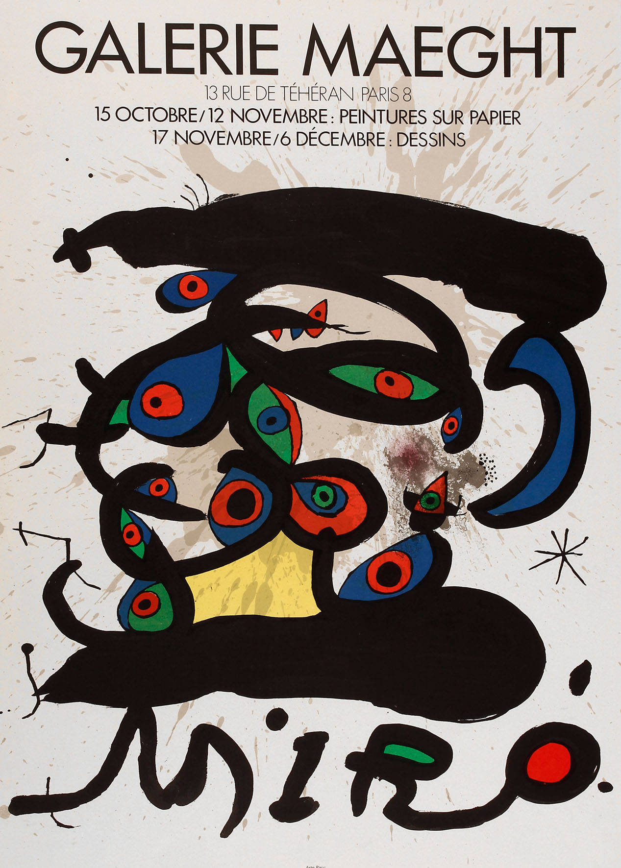 Joan Miró, Originalgraphisches Plakat