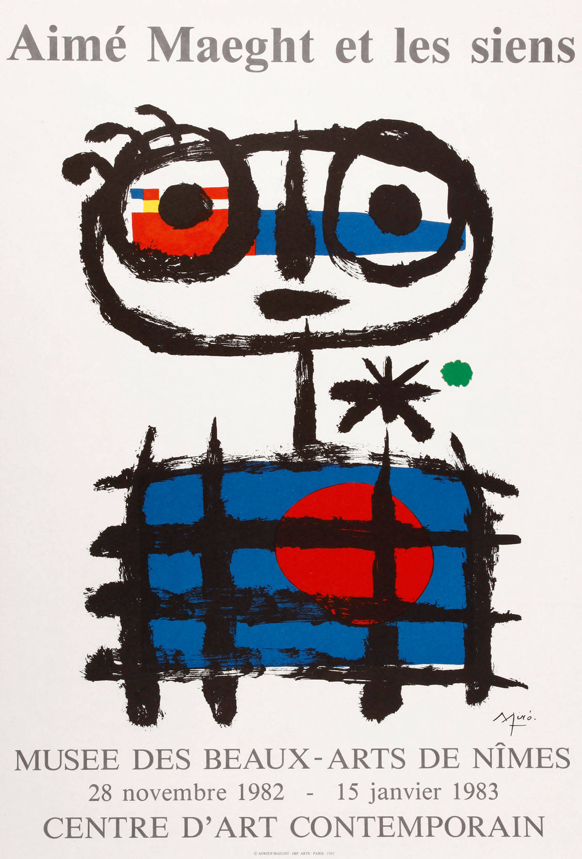 Joan Miro, Originalgraphisches Plakat