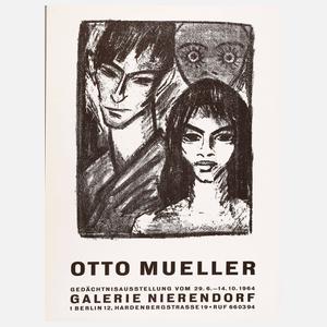 Ausstellungsplakat Otto Mueller