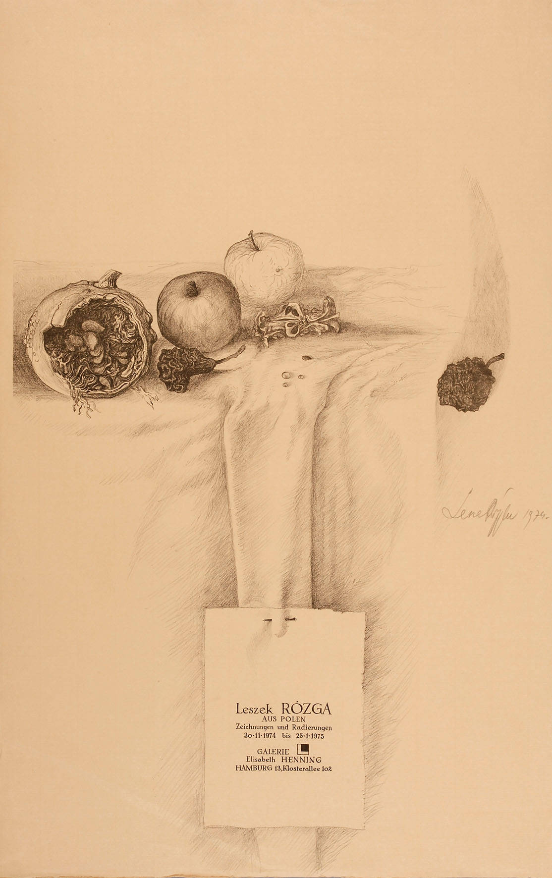 Prof. Dr. Leszek Rózga, originalgraphisches Plakat