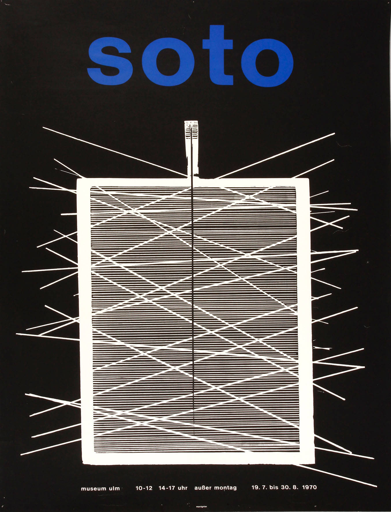Ausstellungsplakat Soto