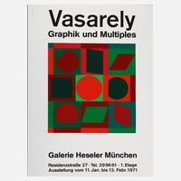 Victor Vasarely, originalgraphisches Plakat 1971111