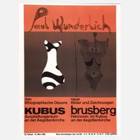 Prof. Paul Wunderlich, originalgraphisches Plakat111