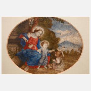 Maria mit Jesus und Johannes