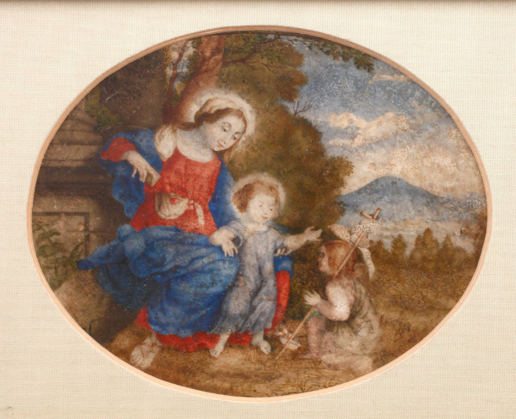 Maria mit Jesus und Johannes