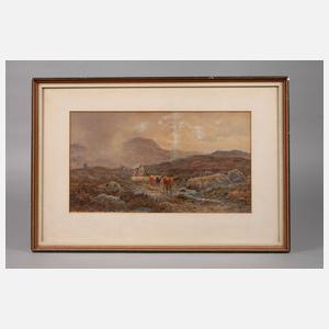 Robert Dobson, Landschaft mit Viehherde