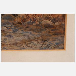 Robert Dobson, Landschaft mit Viehherde