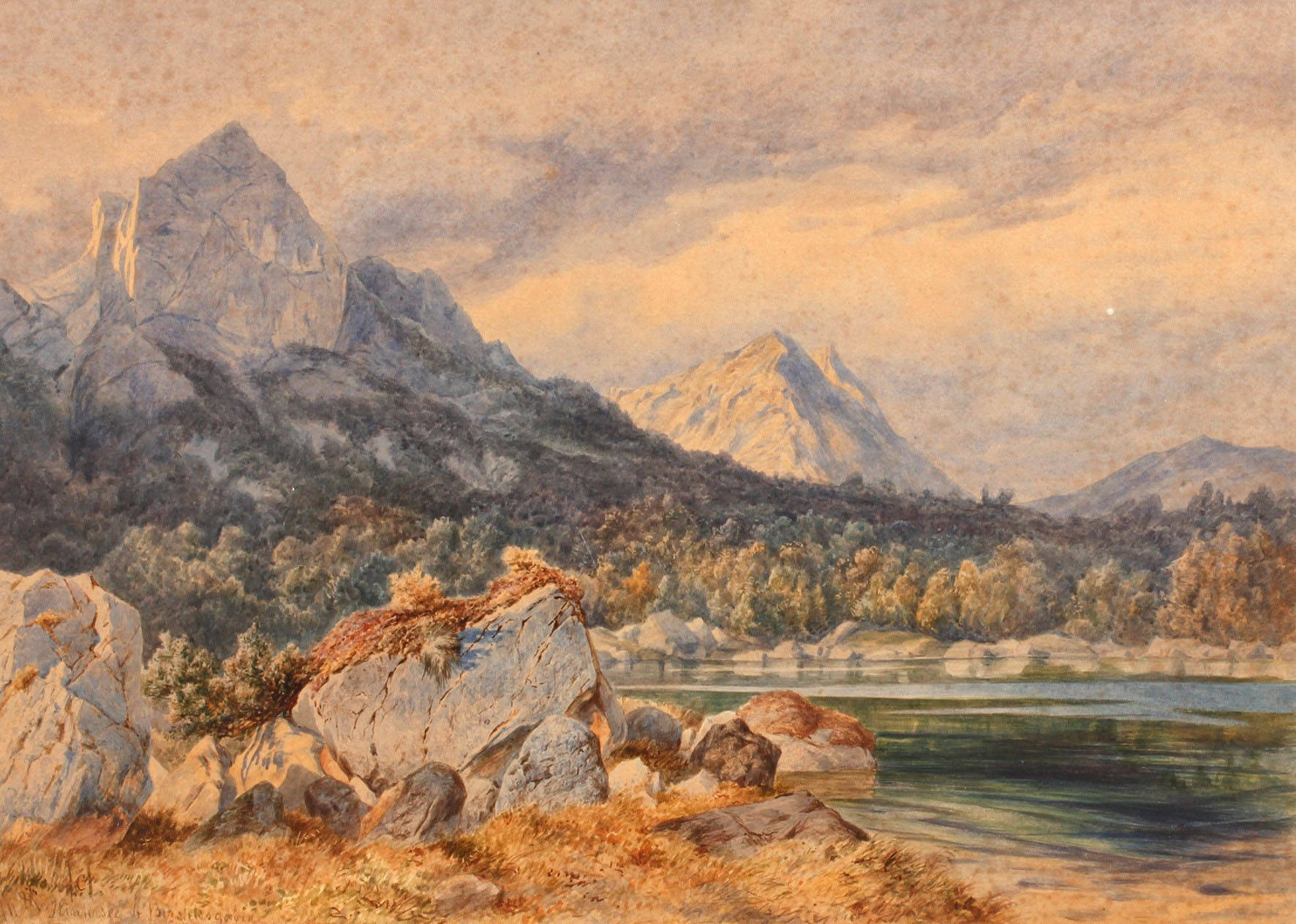 Carl Henkel, Hintersee bei Berchtesgaden