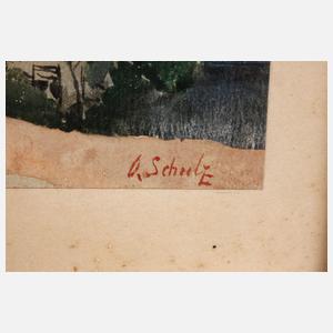 Oscar Schulz, Thüringer Sommerlandschaft