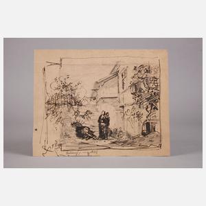 Prof. Paul Tübbecke, ”Entwurf zu einem Bilde”