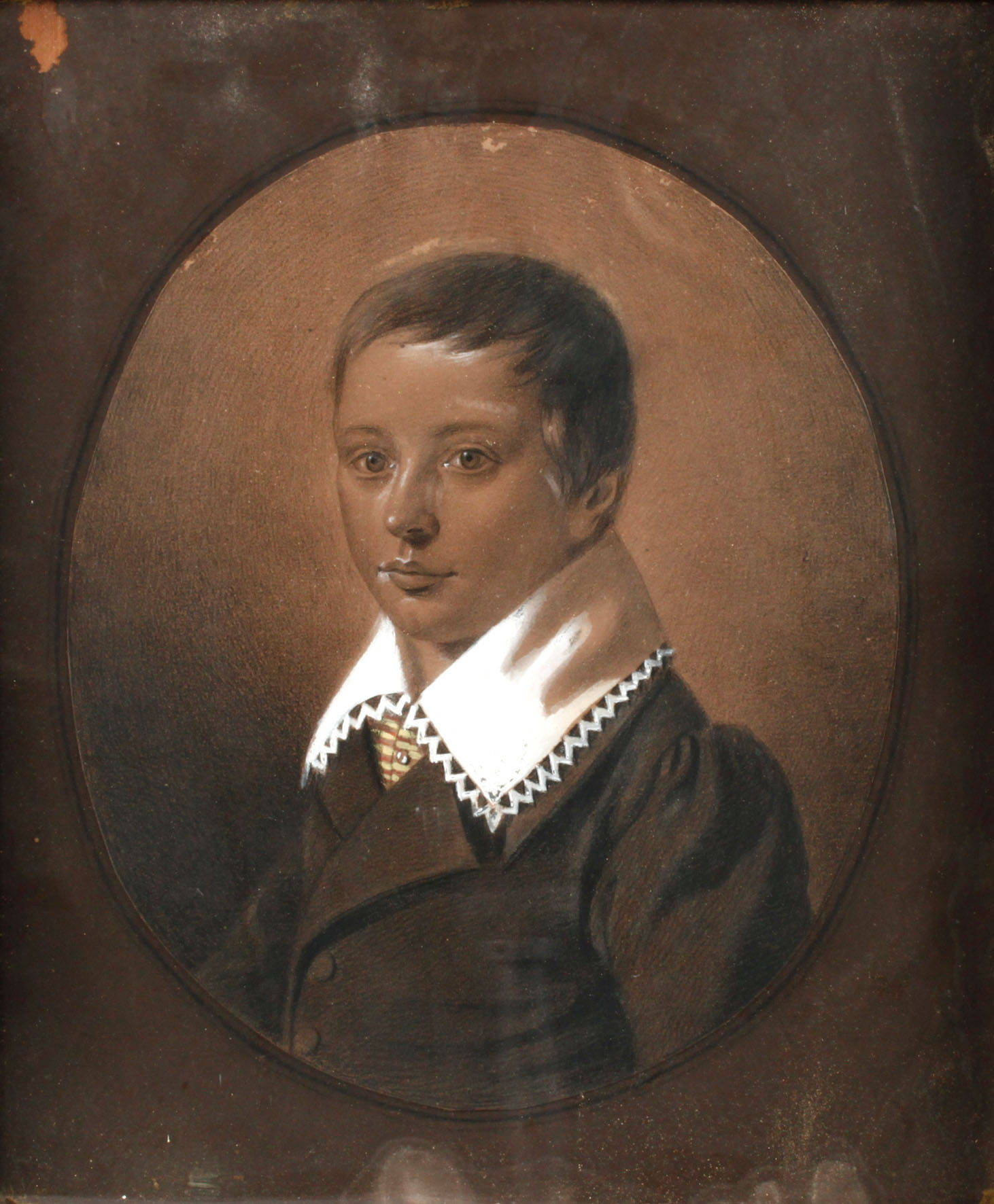 Knabenbildnis Biedermeier