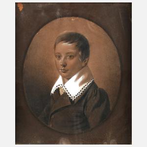 Knabenbildnis Biedermeier