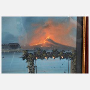 Der Golf von Neapel bei Nacht