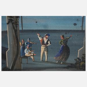 Der Golf von Neapel bei Nacht