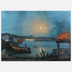 Der Golf von Neapel bei Nacht