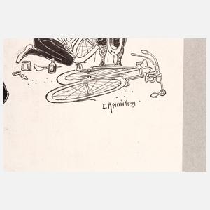 Emil Reinicke, ”Die eifersüchtigen Radler”