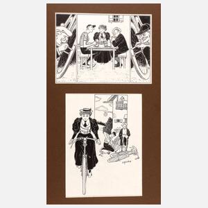 Emil Reinicke, ”Die eifersüchtigen Radler”