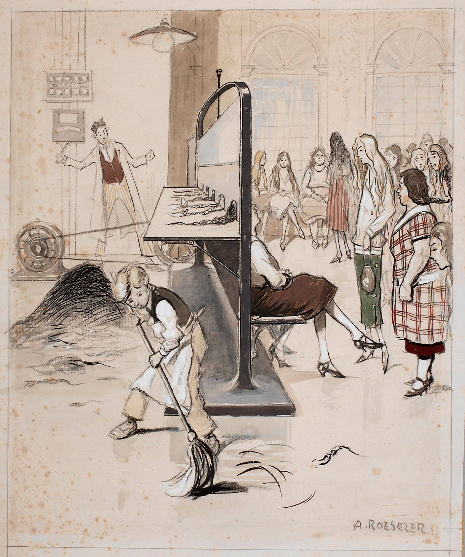 August Roeseler, ”Bubikopfmaschine”