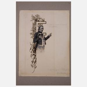 Zwei Historien-Illustrationen