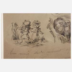 Humoristische Zeichnung