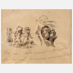 Humoristische Zeichnung