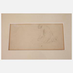 Konvolut Bleistiftstudien