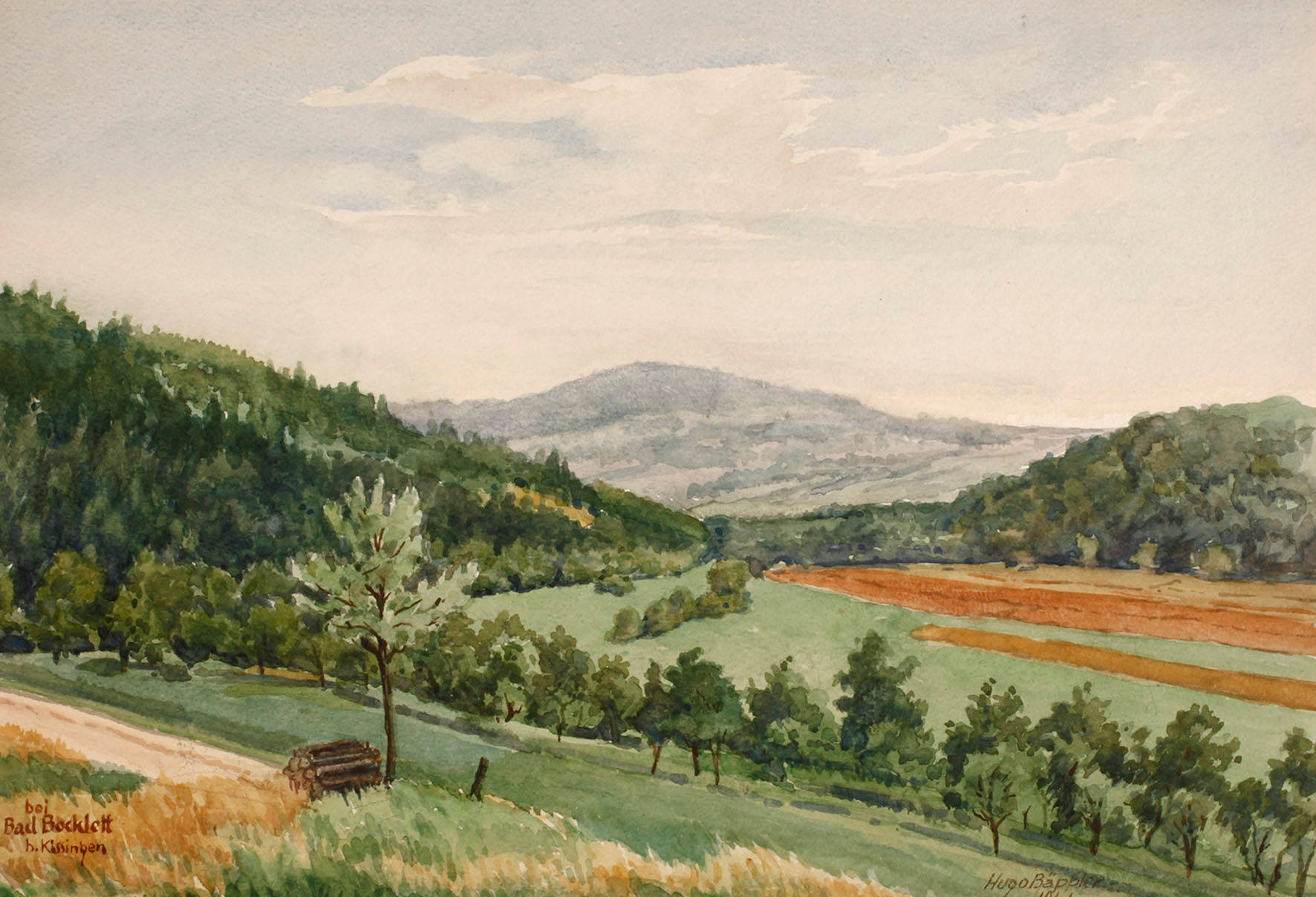 Prof. Hugo Bäppler, ”Bei Bad Bocklet”