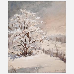 Prof. Hugo Bäppler, Winterlandschaft