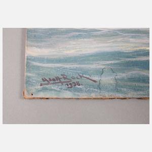 Prof. Adolf Bock, Panzerkreuzer im Gefecht