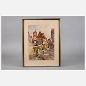 C. Freytag, Am Plönlein in Rothenburg o. d. Tauber