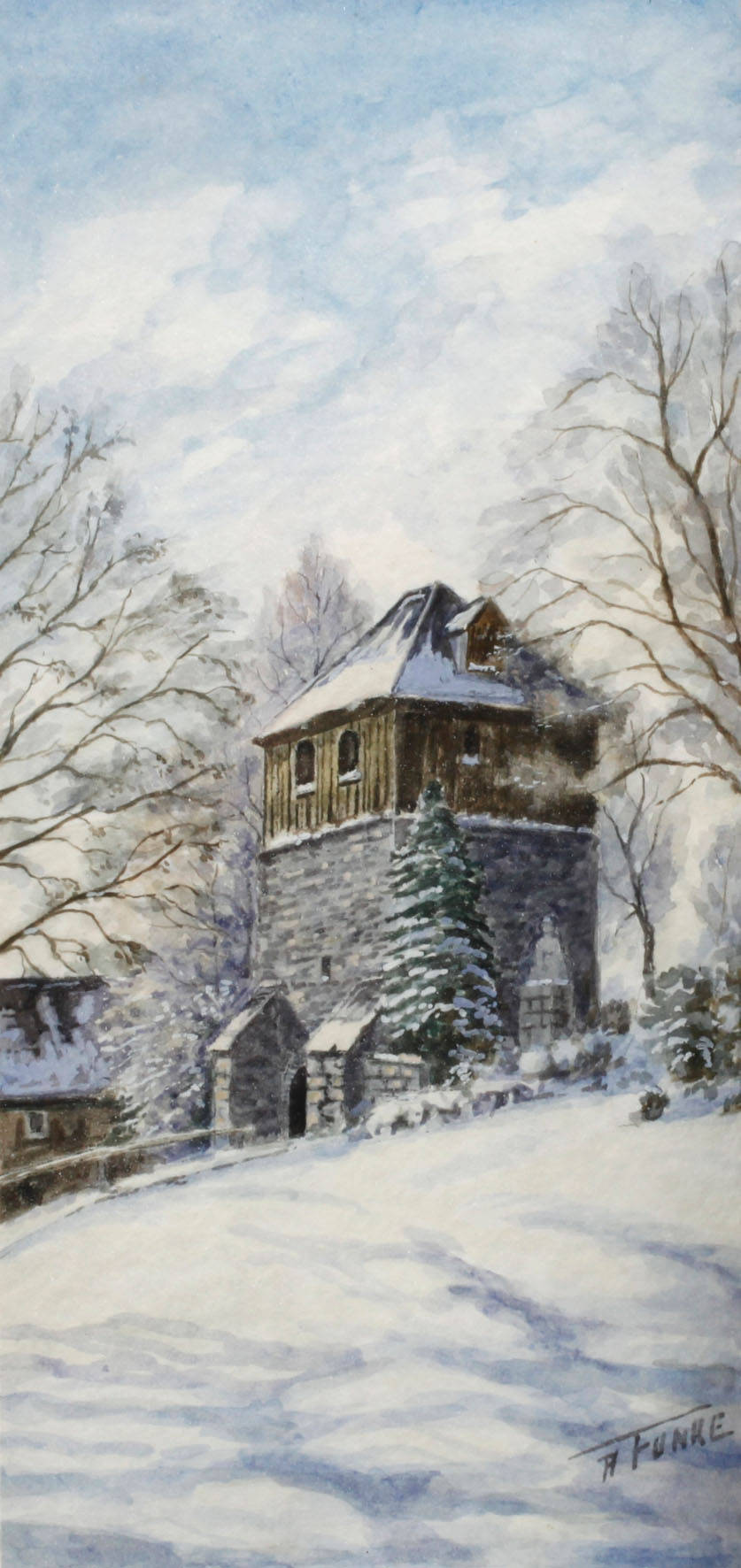 A. Funke, ”Der alte Glockenturm”