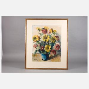 Ernst Honigberger, Blumenstillleben