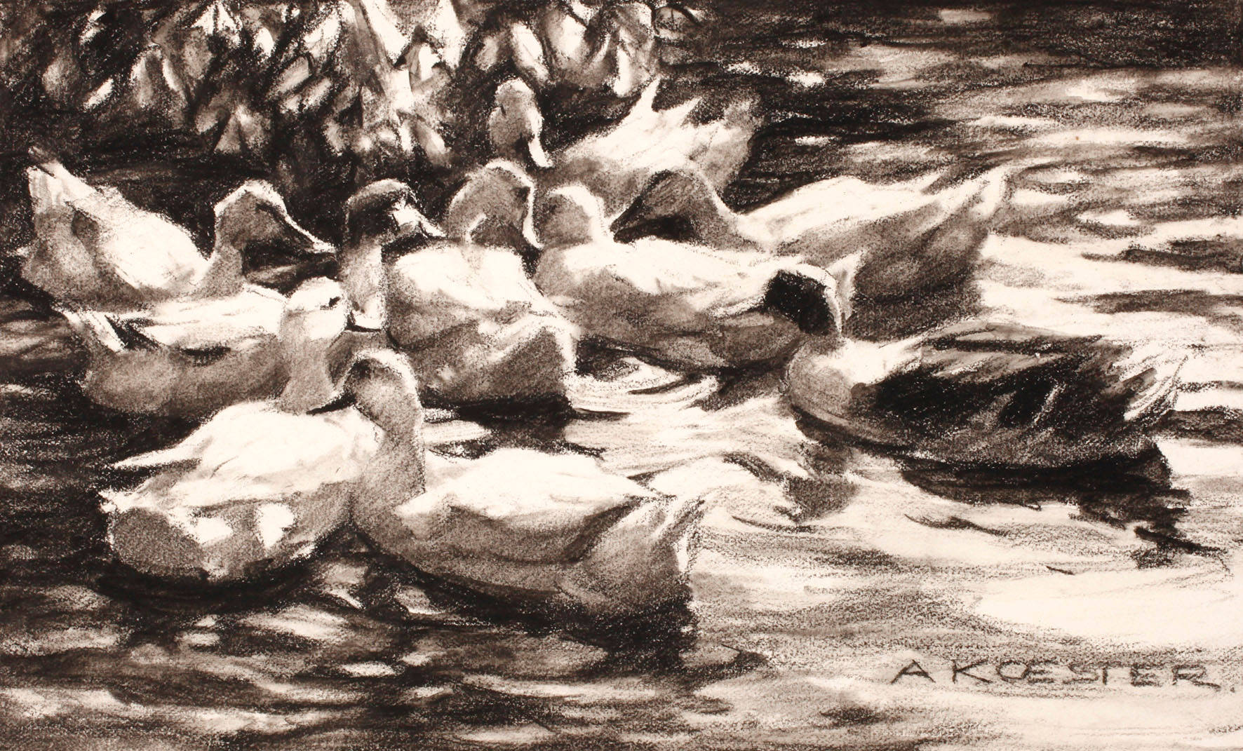 Alexander Koester, Am Ententeich