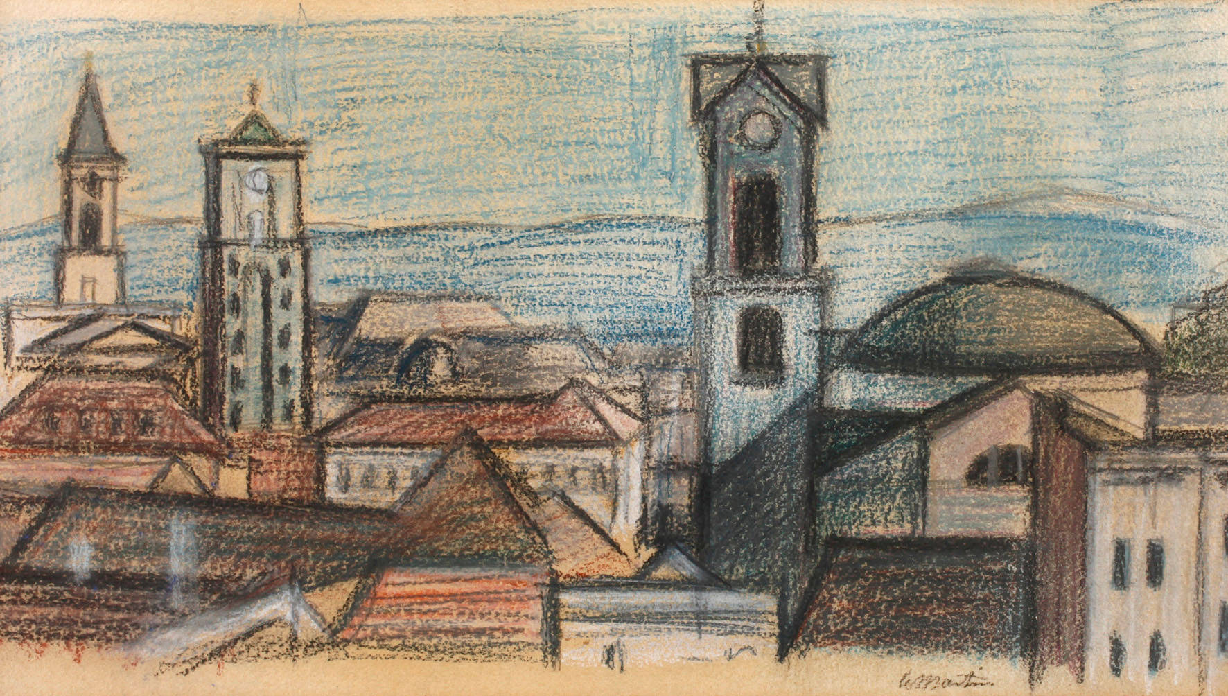 Wilhelm Martin, Stadansicht Karlsruhe