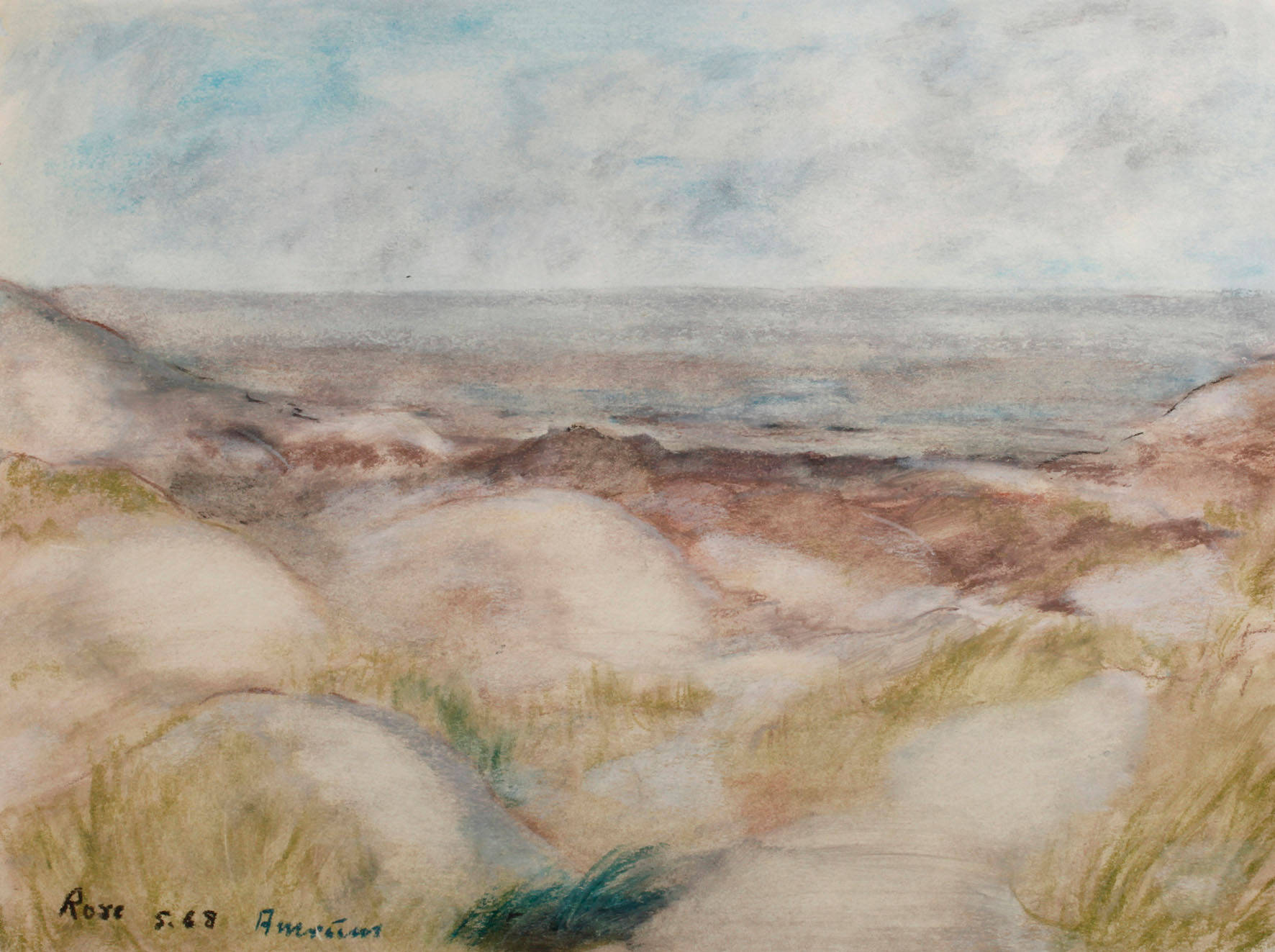 Traute Rose, Dünen auf Amrum