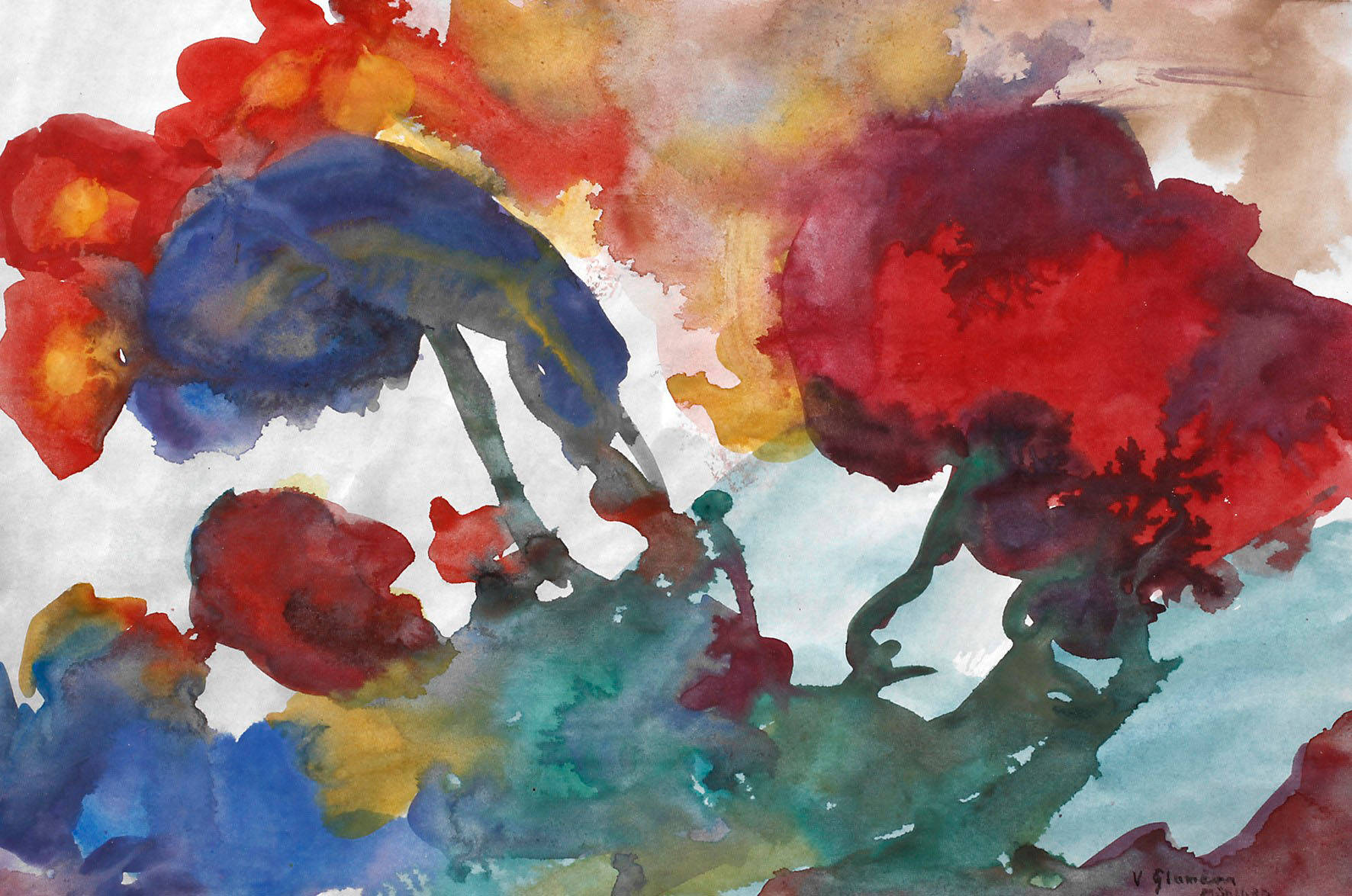 Abstrakte Komposition