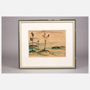 Zwei phantastische Gebirgslandschaften