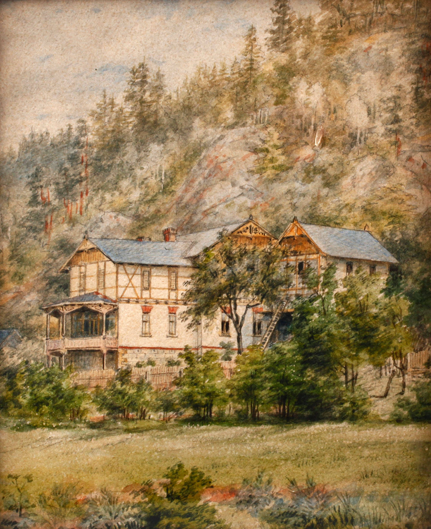Villa im Gebirge