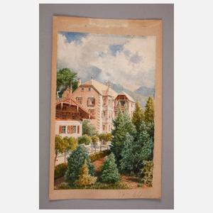 Sommerliche Villenkolonie